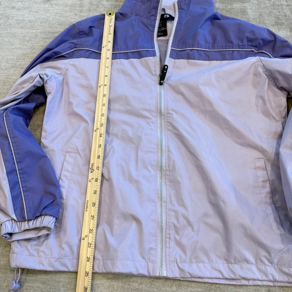 Lightweight Windbreaker Jacket‎ Lavender Purple Track Zip Up Women Large